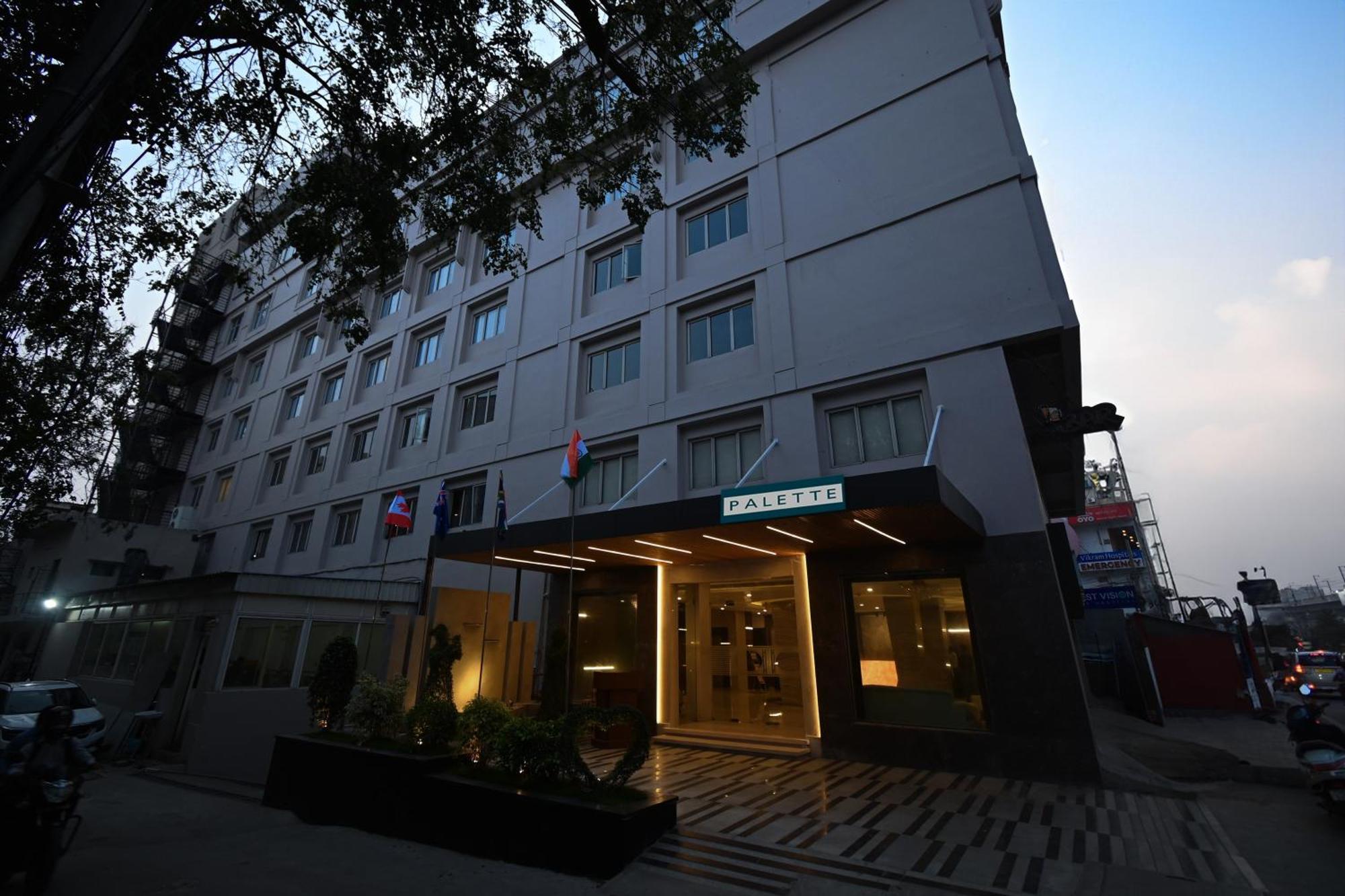 Palette Madhapur Hotell Hyderabad Exteriör bild